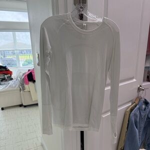 Lucky in Love White Long Sleeve Tunic